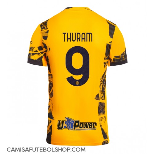 Camisa de time de futebol Inter Milan Marcus Thuram #9 Replicas 3º Equipamento 2024-25 Manga Curta